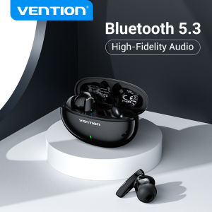 Vention Wireless Bluetooth Earphone V5.3 Stable Transmission Real noise reduction Sports game sweat proof built-in microphone touch control For Samsung S20 Huawei Xiaomi Earbuds
