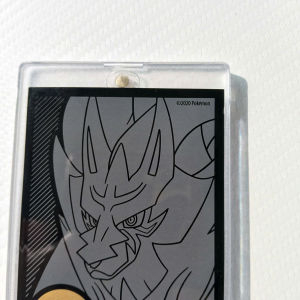Combo 8 bọc bài 65x90mm Zamazenta Black holo gold Sleeve Shield Protector Bảo vệ thẻ bài Pokémon D58 21