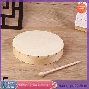 Graceful Frame Drums 4 6 7 8 9 10 Inch Hand Drum Wood Drum With Drum Stick Set Musical Game Kids Educational Toy Percussion Instrument