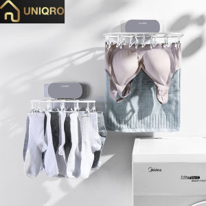 PP-002 Gantungan hanger serbaguna gantungan baju bayi jepit kaos kaki pakaian dalam tempel dinding aesthetic minimalis socks hanger