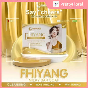 PrettyFloral~Prestige Fhiyang Milky Bar Soap With Vitamin E+B3+Ceramide Moisturizing Whitening Soap