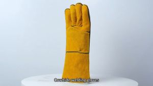Welding Gloves Leather/ Welders Gloves /High Temperature Resistance Gloves / Heat Resistant Gloves