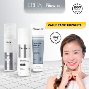ERHA Truwhite Brightening Day + Night + Neck Cream - Krim Pencerah Wajah & Leher + Niacinamide