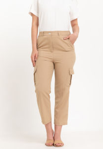 Krizia Patch Pocket Cargo Trousers Pants