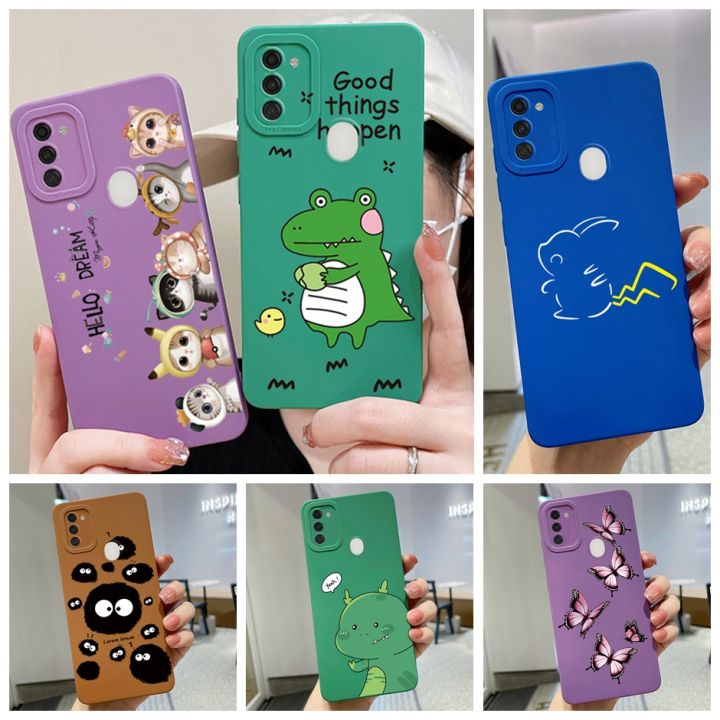 Casing For Samsung Galaxy A11 Phone Case Square Liquid Silicone