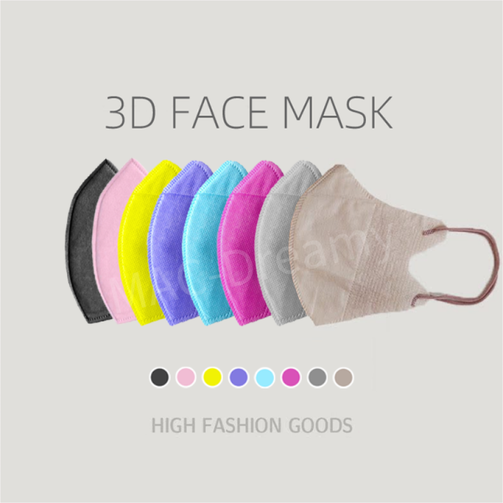 Kilala 50pcs 3d Face Mask Nanofiber Filter Face Mask Kf94 Mask Medical 