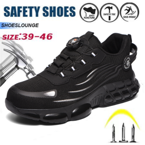 TOMITANY(COD 3 Days Delivery)Safety shoes mens casual steel toe cap protective work shoes breathable anti-smashing anti-piercing wear-resistant work safety boots