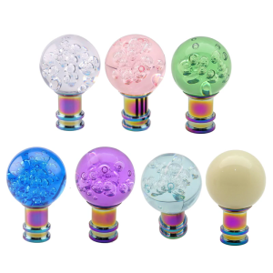 Universal Acrylic Gear Shifter Knob With 3 Adapters Ergonomic Design For Manual Automatic Transmission Vehicles