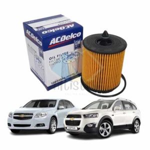 CHEVROLET CAPTIVA C140 2.4 2012 PETROL MALIBU 2.4 NABIRA 2.2 ACDELCO OIL FILTER (93175493/ 12605566)