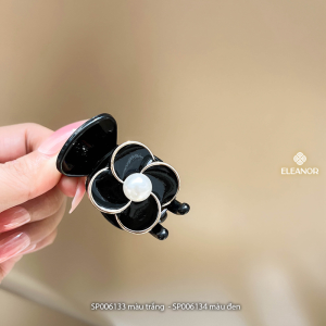 Kẹp tóc nữ Eleanor Accessories kẹp càng cua hình hoa đính ngọc trai nhân tạo phụ kiện tóc 6133