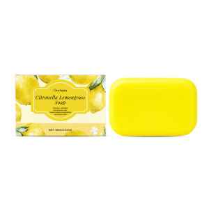 OceAura Citronella Soap Citronella Lemongrass Soap Sponge Protect Skin Even Skin Tone Clear Pores 100g