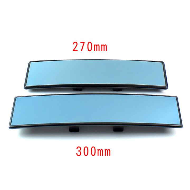Buy Universal Curved Blue Tinted Anti Glare Clip On 300mm Broadway Rear View Mirror In Rowland - Foto 5