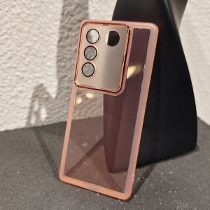 VIVO V30 Pro V29 5G Case With Lens Film V27 V23 V23e V27E V27Pro Y36 Y27 Lens Protector AntiFall Soft Phone case iQOOZ7 V25Pro T1 Y77 V20Pro Y72 iQOO11 X90Pro V29E