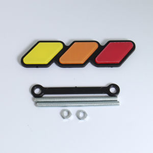 【Local Warehouse】For Toyota Tacoma 4Runner Tundra Tri-color 3 Grille Badge EMBLEM Stickers Decals Auto Car Accessories Car Styling Modified Tricolor Car 3D Badge Front Grille Emblem Auto Sticker Decal for Toyota Camry Corolla Hilux Vios Innova Fortuner