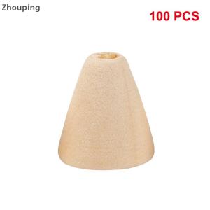 【ZP】 Flash Sale Cute 100Pcs Oval Natural Wooden Loose Spacer Beads For DIY Handmade Bracelet Necklace Jewelry Making Accessories Materials