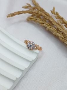 Cincin Wanita LaraAlloy Lapis Mas 18k Tidak Berkarat dan Tahan Lama Premium Quality Perempuan Harian RP011