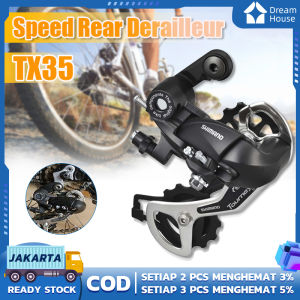 (dalam Stok Dikirim Dari Jakarta)Sepeda Gunung Belakang Panggil Belakang Sepeda Panggil TX35 Rear Derailleur 6 7 8 Speed Speed Rear Derailleur TX35-black