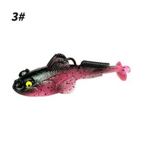 ADAM Vật liệu TPE Mồi mềm Goby 13 gram Thiết kế đuôi chữ T Mồi câu cá ngủ đêm Thực tế Lead được tích hợp sẵn Mồi câu T-Tail Swimbait Dành cho mồi giả Pike Bass Shad Swimbaits
