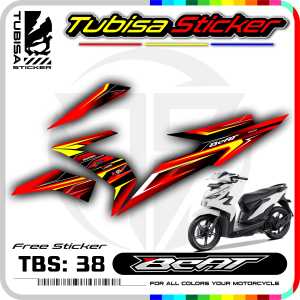 Sticker Striping Variasi Beat Esp/Street - Stiker Striping Variasi Motor Beat Esp/Street . TBS.38