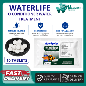 Waterlife O Conditioner Water Treatment Tablets 10pcs – Aquarium Water Conditioner for Freshwater