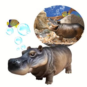 Fish Decorations Hippo Air Bubbler Increase Oxygen Levels Aquarium Accessories Air Bubbler