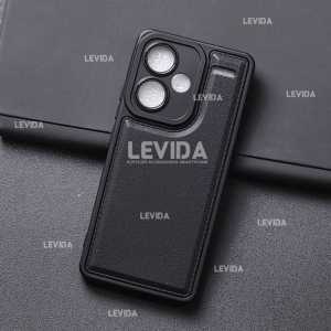 Luxury Case Leather Pro Kamera Black Redmi Note 13 Pro Plus 5G