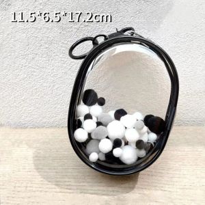 PVC Doll Pouch Transparan Pouch Popmart Pouch PVC Boneka Mini Doll Pouch Kantong Display Boneka Pop Mart  Wadah Boneka