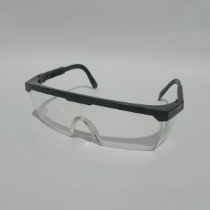 Kacamata Las hitam Safety Glass / Kaca mata bening Safety Proyek pabrik / Kacamata Gerinda murah / kaca mata lab Laboratorium / pelindung mata motor pengaman samping