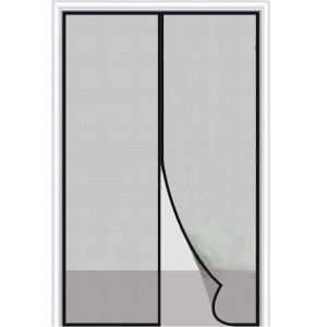 UMBRAULI Automatic Closing ic Screen Door Anti Bug Insect Fly Multi-size Mesh Door Curtains Stability Heavy Duty Door Screen Mosquito Net Curtain Keeps Bugs Out