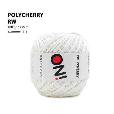 Decent Crochet Benang Rajut Polyester Polycherry Onitsuga