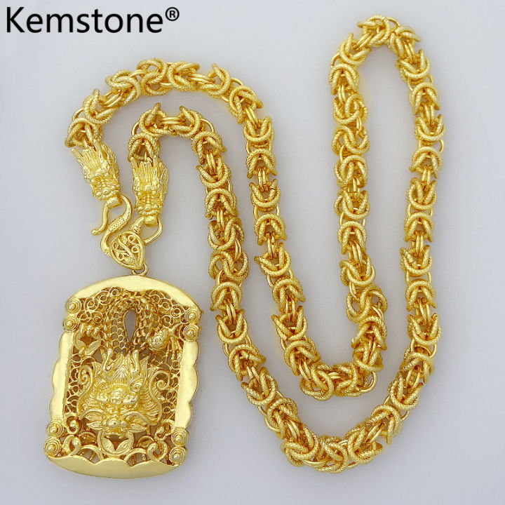 Mens hot sale coin pendant