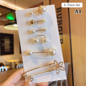 Salime 4 6Pcs Womens Clothing Brooch Set Rhinestone Brooches Jeans Skirt Waist Fixed Clothes Waist Buckle Clip Tightening Waist Pin Diy Accessories