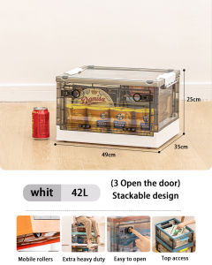 Foldable Storage Box Stackable Storage Drawer Cabinet Wardrobe Home Organizer Storage Boxes