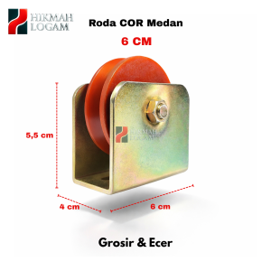 HL - Roda Pagar COR medan | 6CM 7CM 8CM | aksesoris pagar tralis dll