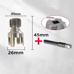 BESTIT Internal/External Thread Pvc Pipe Threader Kit Fast 4/6 Points Thread Tap  Pipe Threader Pipe Waterpipe Tapping Tool
