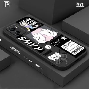 (Lokal Ready) Casing hp Vivo IQOO Z7X V27e V25 V25e V19 V9 Vivo V21 V20 V23e Y85 S1 S1 Pro Kesing Mode Sesame Street Bear Kasus Mate Sampah Lembut Softcase