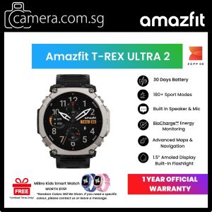 [2026 Model] Amazfit T-Rex Ultra 2 Fitness Smartwatch | Up to 170+ Modes  Sky & Free Diving Cycling [GIFT: MIBRO KIDS SMARTWATCH]