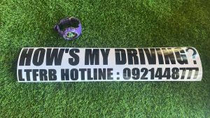 MItubishi L300 Kia Traviz Truck LTFRB Hows My Driving Decals Vinyl Cutout Stickers. Decals Cutout Vinyl.