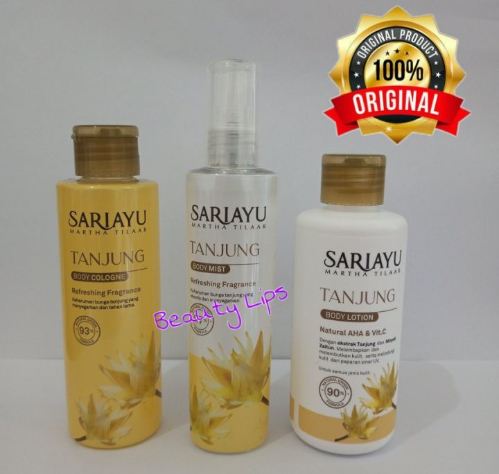 Sariayu Cologne Eksotic Tanjung 150ml Original 100 / Hand Body Lotion