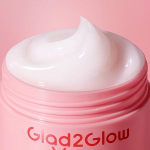 GLAD2GLOW Pomegranate 5% Niacinamide Brightening Moisturizer 30g – Even Skin Tone Reduce Dark Spots Hydrate & Glow