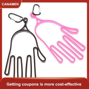 【CANAMEK 】 1Pc Golf Gloves Holder With Carabiner Golf Gloves Stretcher Golfer Tool Gear Gloves Rack Hanger Golf Supplies Accessories