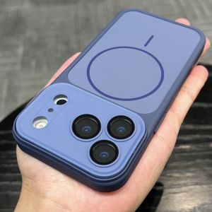 Hybrid Matte Shockproof Bumper Case for iPhone 17 16 15 14 Plus 13 Pro Max For Magsafe Magnetic Wireless Charge Armor Cover