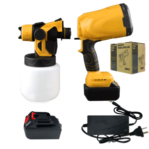 REAIM Spray Paint Gun Cordless Electric Paint Spray Gun Multifunctional High Preesure Spray Gun