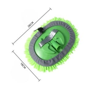 🍀ไม้ถูรถสีเขียว🍀 ไม้ถูพื้น หัวม็อบ เช็ดรถอเนกประสงค์ ความยาวสามารถปรับได้ ไม้ม็อบไมโครไฟเบอร์ (พร้อมส่งจากไทย) ประกอบและทำความสะอาดง่าย เหมาะสำหรับใช้ในบ้าน