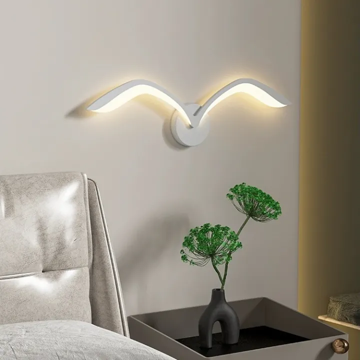เชิงเทียนโคมไฟติดผนัง โคมไฟติดผนัง มินิมอล โคมไฟผนังหัวเตียง สําหรับตกแต่ง ห้องนั่งเล่น/ห้องนอน/ทางเดิน บันได LED โมเดิร์น