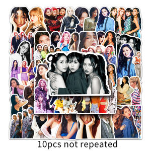 50PCS Kpop Girl Team Mamamoo Sticker Decoration Tablet Phone Case Stickers Laptop Water Cup DIY Waterproof Sticker