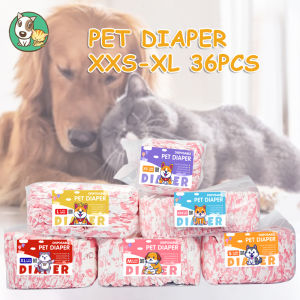 XXS-XL Pet Diaper Female/Male Dog Diaper High Quality 36pcs