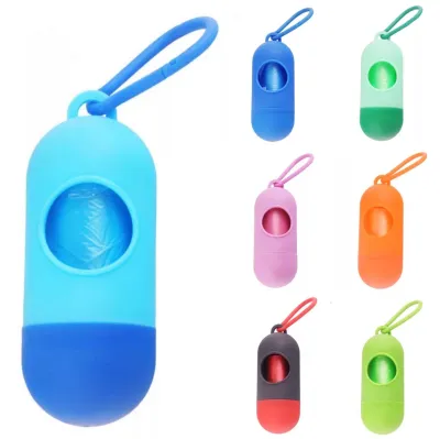 Portable Plastic Hanging Baby Diaper Garbage Rubbish Bag Refillable Box Case Organizer with 1 roll of 15 pcs Disposable Bags Inside | Lycotte Mom & Baby