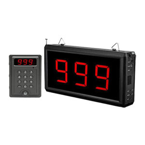 CallToU Wireless Restaurant Calling System Number Display Restaurant Pager System Queue Management Long Range Waiting Number Calling System CK01-US