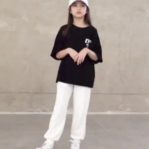 Set Đồ Mùa Hè 2 Món Gồm Áo Thun Cotton Tay Cộc Quần Cho Bé Gái Từ 3 Đến 4-5 Đến 6-7 Đến 8-9 Đến 10-11 - 12 Tuổi In Đầu 2022 Mới